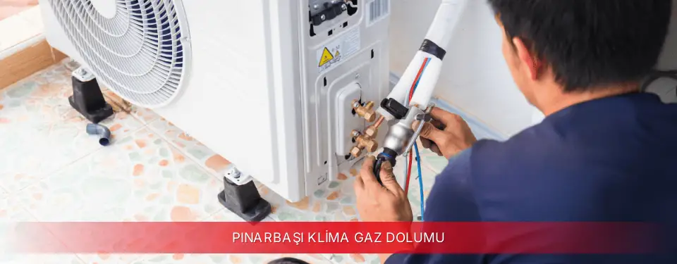 Pınarbaşı İlçemi Awox Klima Gaz Dolumu
